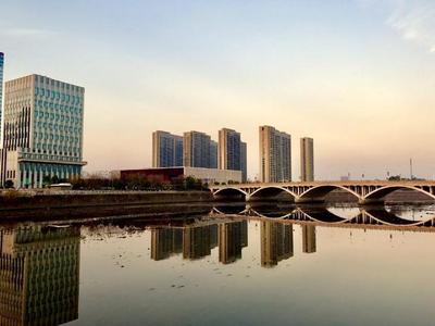 风景摄影:夕阳下的义乌江