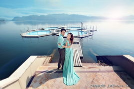 千岛湖婚纱照码头爱恋