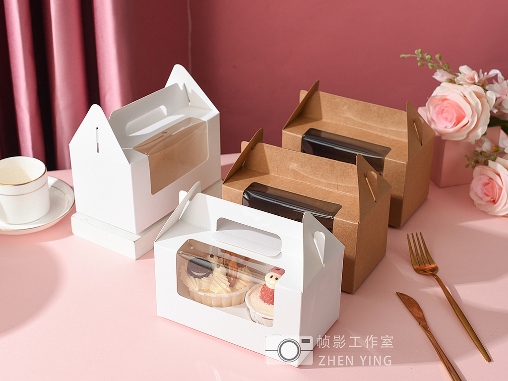 蛋糕包装盒 迷你蛋糕盒实拍_义乌帧影摄影-站酷zcool