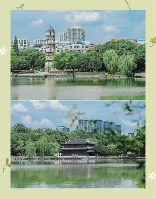 义乌绣湖公园 秋日摄影好去处