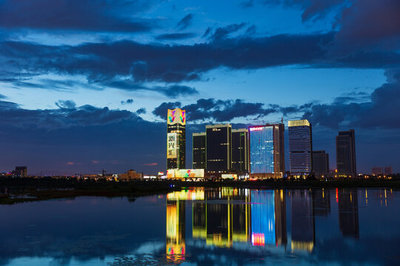 义乌CBD建筑摄影 捕捉现代都市的剪影