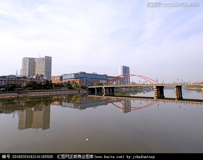 义乌篁园大桥篁园市场全景,都市风光,建筑摄影,摄影,汇图网www.huitu.com